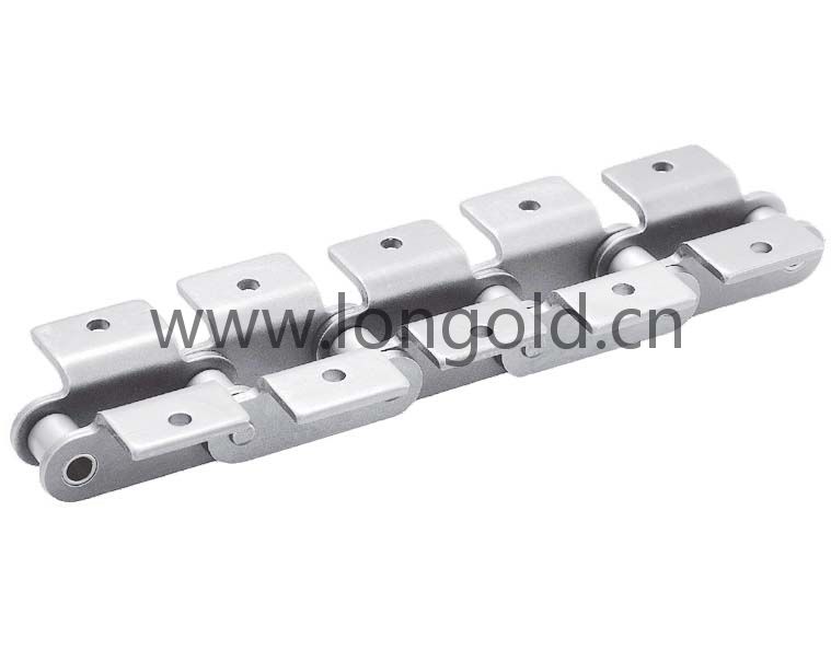 帶K1、K2附件不銹鋼雙倍節距鏈