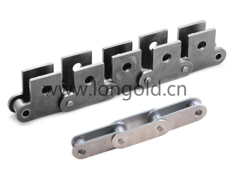 帶SK1、SK2附件不銹鋼雙倍節距鏈