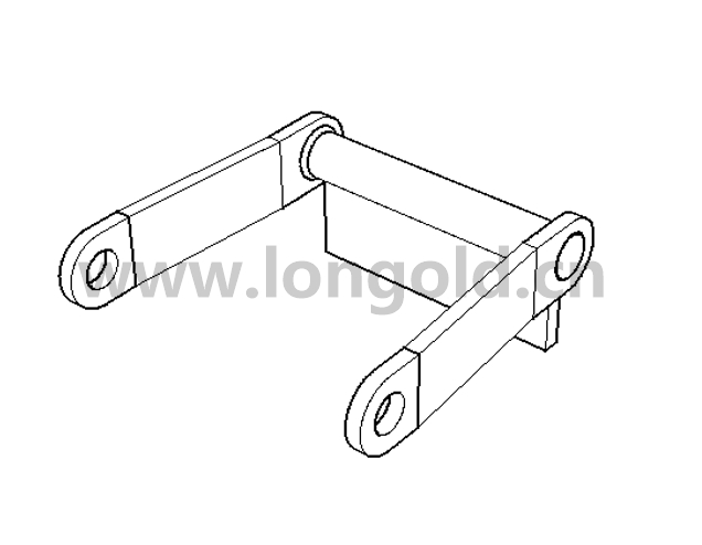曳引用焊接結(jié)構(gòu)彎板鏈附件